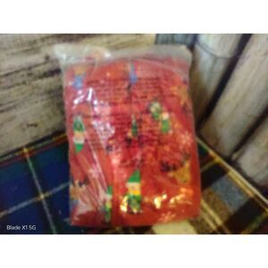 Family Pajamas 1-Pc Elf Footed Pajamas, Reindeer 24 Months-Mediun RED